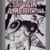 Captain America #1 (Sept 2011) CGC 9.6. Second Print Variant Cover.