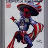 Captain America #3 (Oct 2011) CGC 9.8. Salvador Larroca 1:25 'Architects' Variant Cover.