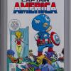 Captain America #1 (Jan 2013) CGC 9.8. Skottie Young 'Baby' Variant Cover.
